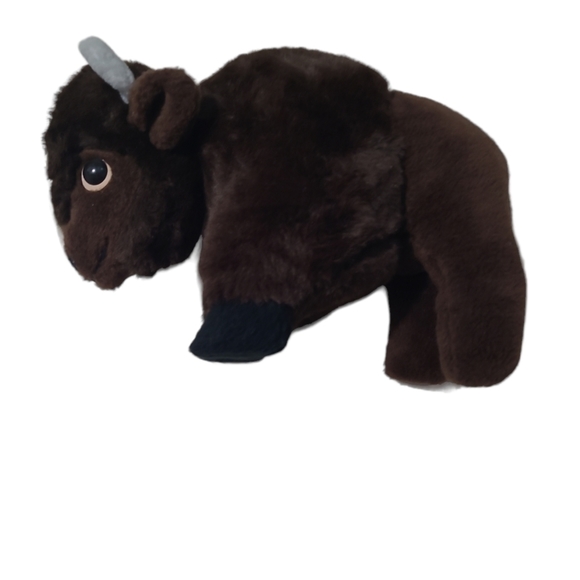ANIMAL Fair Inc. 12” Buffalo Plush, Vintage 1970’s Made For Kleinhans - Picture 4 of 8